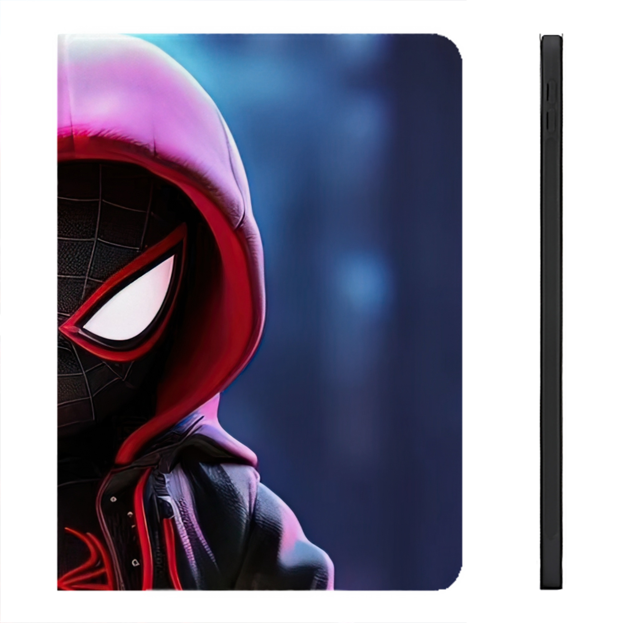 （画像用） Spider Man スパイダーマン IPadケース ペンホルダー付き ブックスタイルデザイン